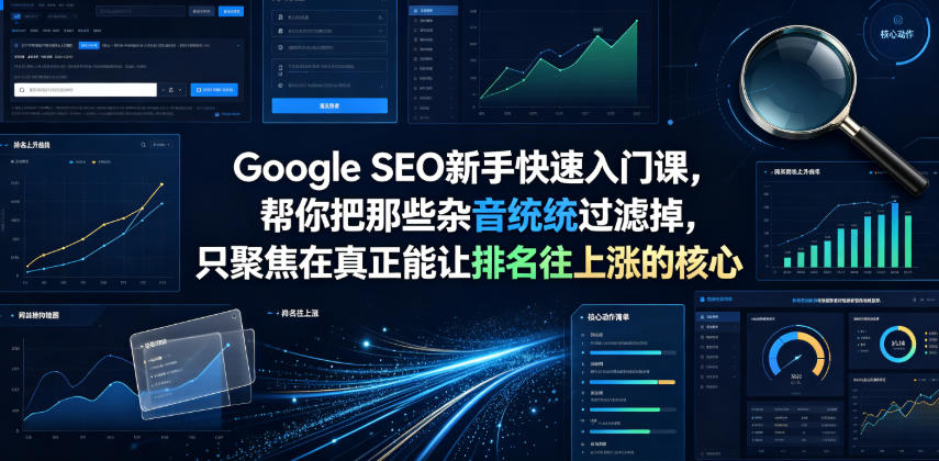 Google SEO新手快速入门课,帮你把那些杂音统统过滤掉,只聚焦在真正能让排名往上涨的核心动作【原创双语字幕】-小目标云网创