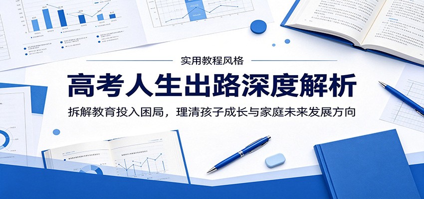 高考人生出路深度解析：拆解教育投入困局，理清孩子成长与家庭未来发展方向-小目标云网创