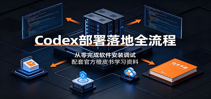 Codex部署落地全流程：从零完成软件安装调试，配套官方橙皮书学习资料-小目标云网创