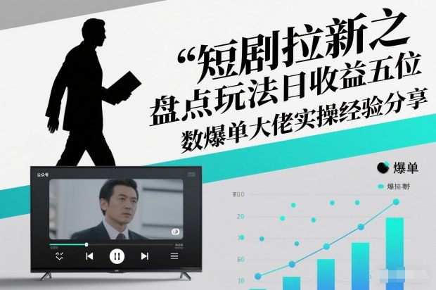 短剧拉新之盘点玩法日收益五位数爆单大佬实操经验分享-小目标云网创