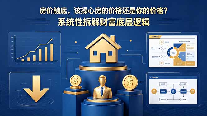 付费文章：房价触底，该操心房的价格还是你的价格？系统性拆解财富底层逻辑-沐沐云网创