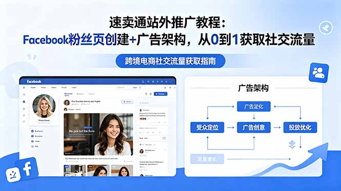 速卖通站外推广教程:Facebook粉丝页创建+广告架构,从0到1获取社交流量-小目标云网创