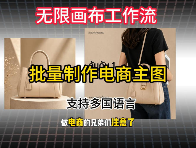 批量复刻电商爆款主图工作流搭建教学，批量下载，支持多国语言，不管是国内电商还是跨境店群都能用-小目标云网创