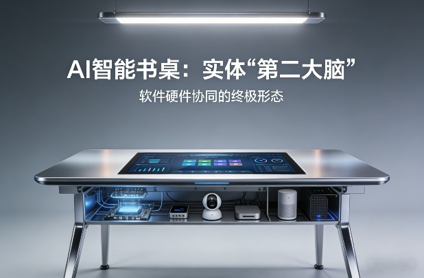 AI智能书桌搭建，构建你的实体“第二大脑”，软件硬件协同的终极形态-小目标云网创