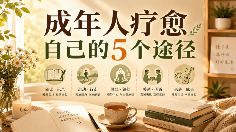 付费文章：成年人疗愈自己的5个途径-小目标云网创
