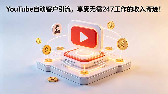 YouTube 自动客户引流，享受无需 247 工作的收入奇迹！【原创双语字幕】-网创商城