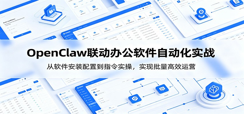 OpenClaw自动化实操课：从软件安装配置到指令实操，实现批量高效运营-小目标云网创