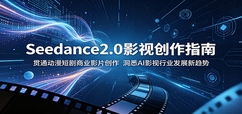 Seedance2.0影视创作指南：贯通动漫短剧商业影片创作，洞悉AI影视行业发展新趋势-A7徐多钱网创