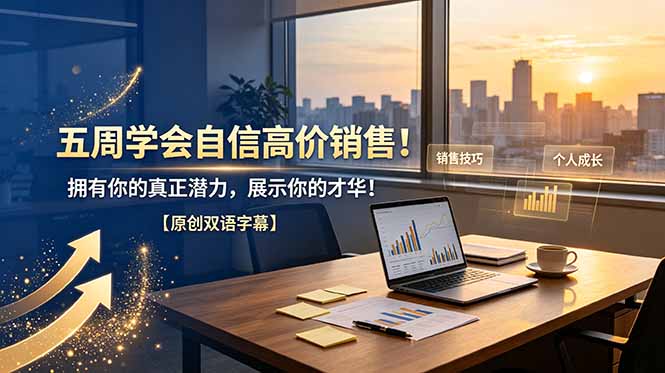 五周学会自信高价销售！拥有你的真正潜力，展示你的才华！【原创双语字幕】-沐沐云网创
