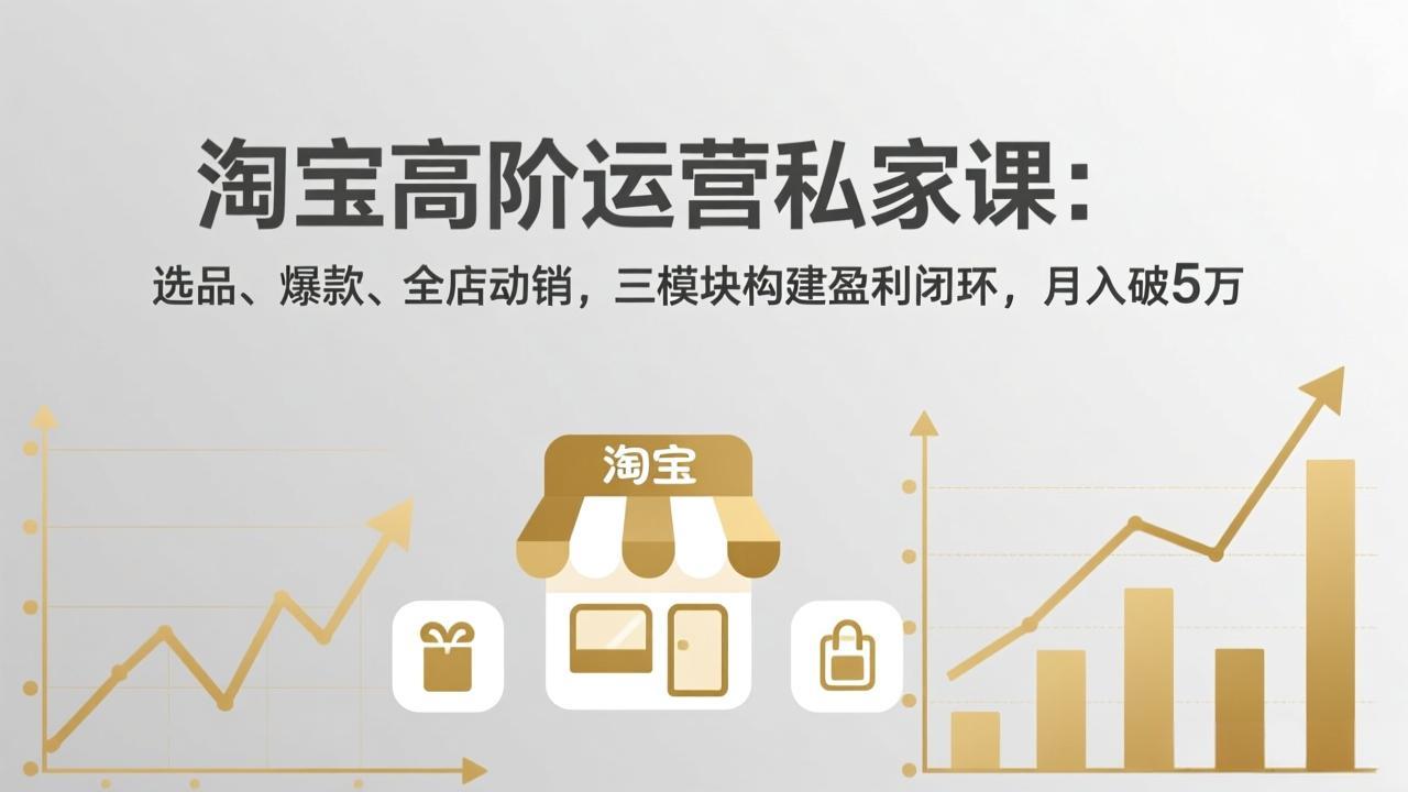 淘宝高阶运营私家课(更新26年4月-小目标云网创