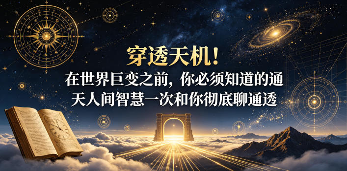 付费文章：穿透天机！在世界巨变之前，你必须知道的通天人间智慧一次和你彻底聊通透-网创联盟云网创