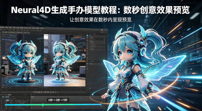 Neural4D生成手办模型教程，让创意效果在数秒内呈现预览-A7徐多钱网创