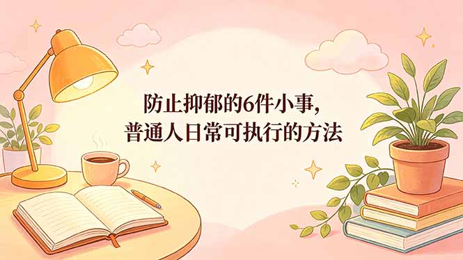 付费文章：防止抑郁的6件小事，普通人日常可执行的方法-黑猫科技云网创