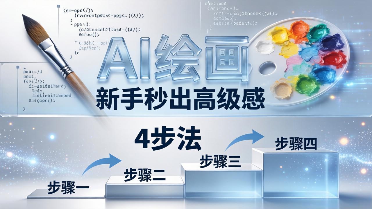 AI绘画入门别再硬磕了！即梦4步法：万能提示词公式+BRTR框架，新手秒出高级感-小目标云网创