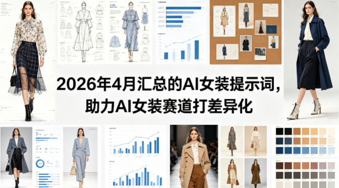 2026年4月汇总的AI女装提示词，助力AI女装赛道打差异化-小目标云网创