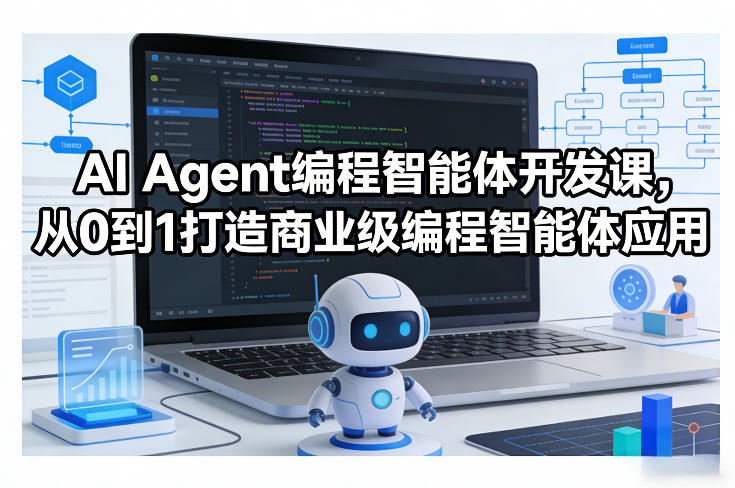 AI Agent编程智能体开发课，从0到1打造商业级编程智能体应用-小目标云网创