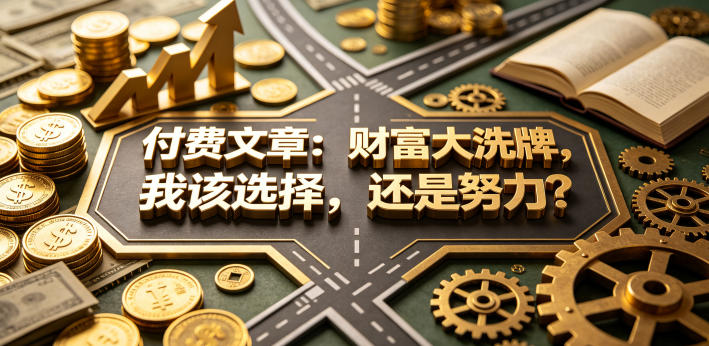 付费文章：财富大洗牌，我该选择，还是努力？-创副资源云