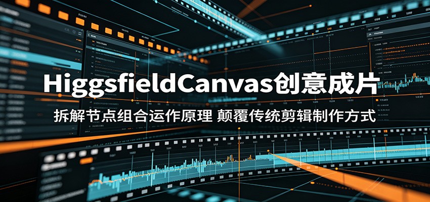 HiggsfieldCanvas创意成片：拆解节点组合运作原理，颠覆传统剪辑制作方式-夏姐拆项目