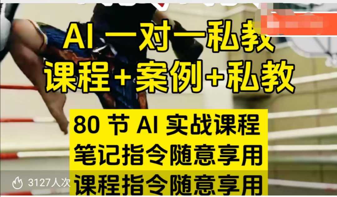 AI指令实战课，课程+案例，80节AI实战课程，笔记指令随意享用，课程指令随意享用(更新26年3月)-璞创优选云网创