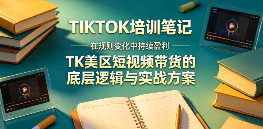 视界跨境TIKTOK4月17培训笔记，在规则变化中持续盈利，TK美区短视频带货的底层逻辑与实战方案【文档】-创富资源库云网创