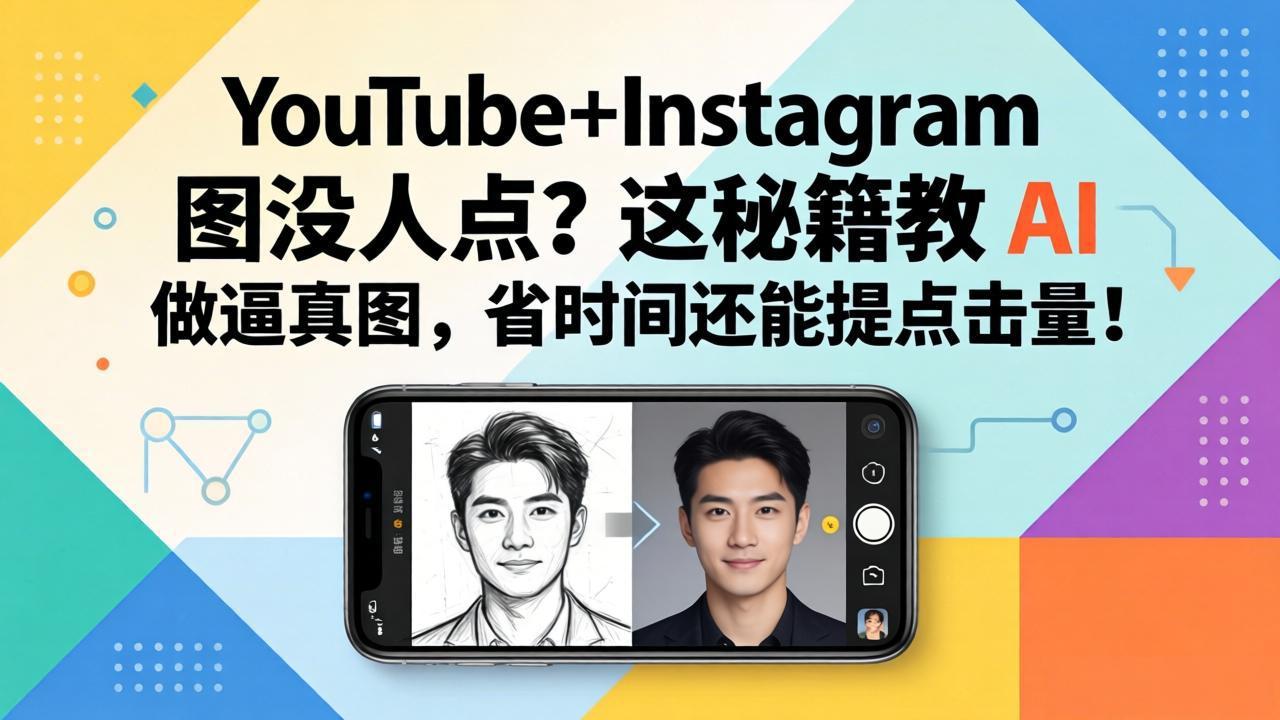 YouTube+Instagram图没人点？这秘籍教 AI 做逼真图，省时间还能提点击量-小目标云网创