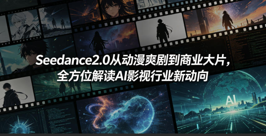 Seedance2.0从动漫爽剧到商业大片，全方位解读AI影视行业新动向-A7徐多钱网创