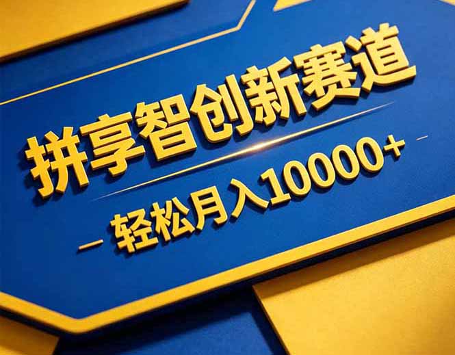 拼多多享智创新赛道，卖一切可以通过网盘链接交付的虚拟商品，轻松月入10000＋-启微空间