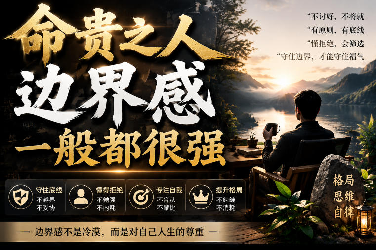 付费文章:命贵之人,边界感一般都很强-灵感工坊云网创