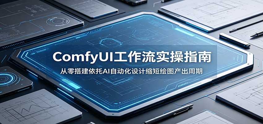 ComfyUI 工作流实操指南：从零搭建依托AI自动化设计缩短绘图产出周期-灵感工坊云网创