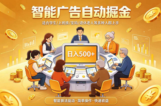 2026年最好做的项目：自动掘金项目，小白轻易上手，单日轻松收入500+【揭秘】-追逐云网创