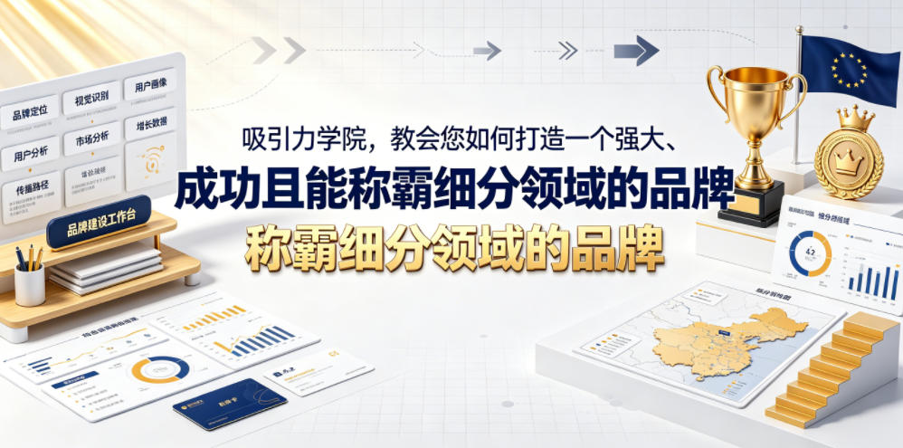 吸引力学院,教会您如何打造一个强大、成功且能称霸细分领域的品牌!【原创双语字幕】-小目标云网创