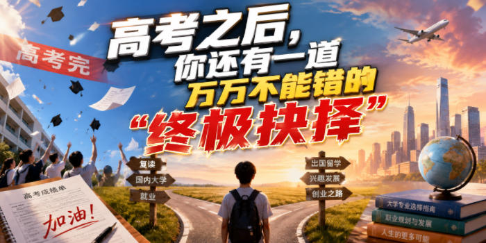 付费文章:高考之后,你还有一道万万不能错的“终极抉择”-极速搞钱云网创