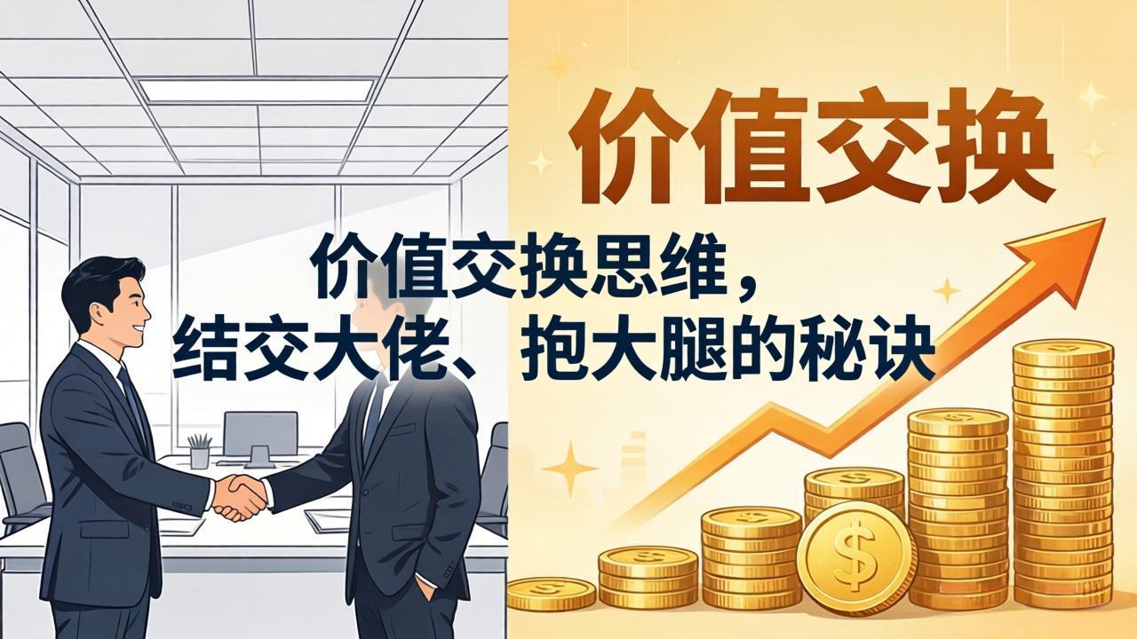 某付费文章：价值交换思维，结交大佬、抱大腿的秘诀-极速搞钱指南