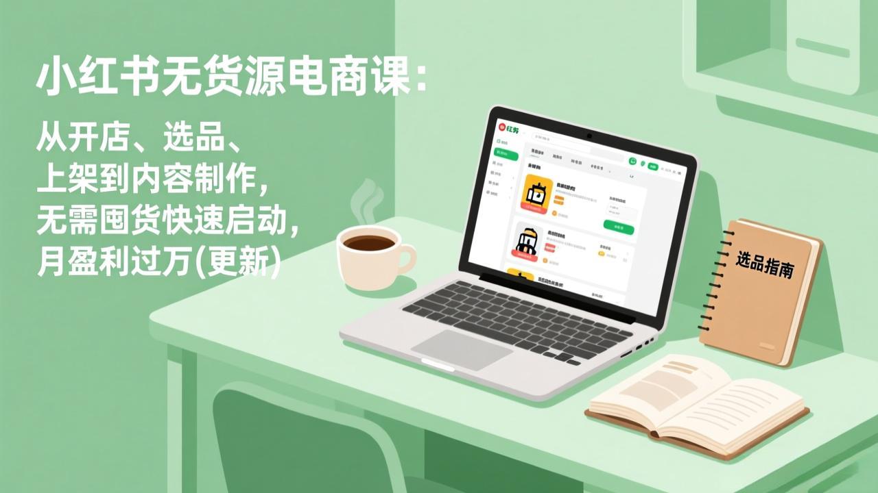 小红书无货源电商课(6月22更新-灵感工坊云网创
